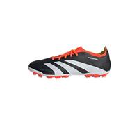 adidas Unisex adulto Predator League 2G/3G Artificial Grass Football Boots, Core Black / Cloud White / Solar Red, 42 EU