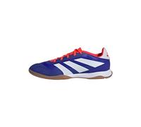 adidas Predator League Football Boots Indoor, Botas de fútbol Unisex Adulto, Lucid Blue/Cloud White/Solar Red, 43 1/3 EU