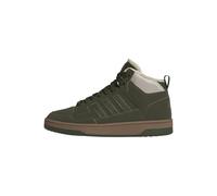 adidas Unisex Adulto Rapid Court Mid Winterized Shoes, Night Cargo/Night Cargo/Wonder Beige, 49 1/3 EU