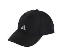 adidas Unisex - Adulto Running Essential Climacool 6 Panel Baseball Cap, Black/Reflective Silver, M-L