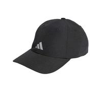 adidas Unisex Adulto Running Essentials AEROREADY Six-Panel Baseball Cap, Black/Matte Silver, M
