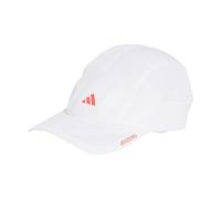 adidas Unisex Adulto RUNNINGxADIZERO Lightweight Cap Climacool, White/Lucid Red, S