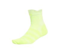 adidas Unisex adulto RUNxADIZERO Sock 1PP, white/lucid lemon/lucid lemon, 11-12.5