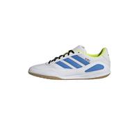 adidas Unisex Adulto Super Sala Competition III Indoor Football Shoes, FTWR White/Lucid Ray Blue/Solar Yellow, 40 2/3 EU