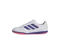 adidas Unisex Adulto Super Sala Competition III Indoor Football Shoes, FTWR White/Pure Purple/Solar Turbo, 44 2/3 EU