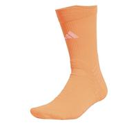 adidas Unisex - Adulto TENNIS CREW SOCKS CUSHIONED 1 PAIR PACK, Lucid Orange/white, 6.5-8