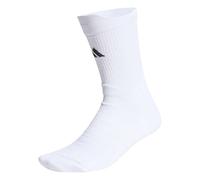 adidas Unisex - Adulto TENNIS CREW SOCKS CUSHIONED 1 PAIR PACK, white/black, 6.5-8