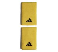 adidas Unisex Adulto Tennis Wristband Large, Bold Gold/Bold Gold/Black, L