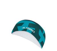 adidas Unisex adulto TERREX CLIMACOOL GRAPHIC HEADBAND, Aurora Ivy/Pure Teal, L