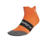 adidas Unisex adulto Terrex HEAT.RDY Trail Running Speed Ankle Socks, semi impact orange/white, 8.5-10