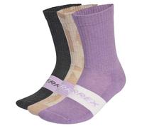 adidas Unisex adulto TERREX MULTI 3 PACK SOCK, wonder taupe/grey six/powder plum, 40-42