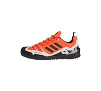 adidas Terrex Swift Solo 2.0 Hiking Shoes, Zapatos de Senderismo Unisex Adulto, Orange/Core Black/Crystal White, 47 1/3 EU