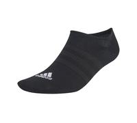 adidas Unisex adulto Thin and Light No-Show Socks 3 Pairs, Black / White, 4.5-6