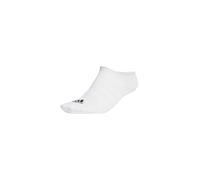 adidas Unisex adulto Thin and Light No-Show Socks 3 Pairs, White / Black, 4.5-6