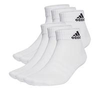 adidas Unisex adulto Thin and Light Sportswear Ankle Socks 6 Pairs, White/Black, 6.5-8
