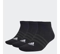 adidas Unisex adulto Thin and Light Sportswear Low-Cut Socks 3 Pairs, Black / White, 4.5-6