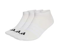adidas Unisex adulto THIN&LIGHT ESSENTIALS LOW CUT SOCKS 3 PAIR PACK, white/white/black, 40-42