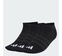adidas Unisex adulto THIN&LIGHT SPORTSWEAR NO SHOW SOCKS 3 PAIR PACK, black/black/white, 40-42