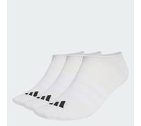 adidas Unisex adulto THIN&LIGHT SPORTSWEAR NO SHOW SOCKS 3 PAIR PACK, white/white/black, 42-45