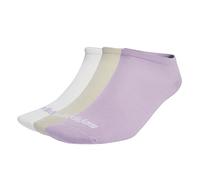 adidas Unisex adulto Thin Linear Low-Cut Socks 3 Pairs, Powder Plum/White/Halo Mint, 8.5-10
