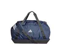 adidas Unisex - Adulto Tiro Duffle Bag Large with Bottom Compartment, Team Navy Blue 2/White, One Size