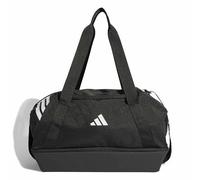 adidas Unisex - Adulto Tiro Duffle Bag Small with Bottom Compartment, Black/White, One Size