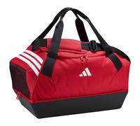 adidas Unisex Adulto Tiro Duffle Bag Small with Bottom Compartment Duffel Bag, Team Power Red 2/White, One Size