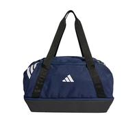 adidas Unisex - Adulto Tiro Duffle Bag Small with Bottom Compartment, Team Navy Blue 2/White, One Size