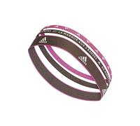 adidas Unisex adulto Training Headbands 3 Per Pack, earth strata/preloved fuchsia/white, M