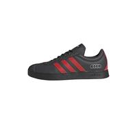 adidas Unisex Adulto VL Court Audi Revolut F1 Team Shoes, Utility Black/Hi-Res Red/Chalk Pearl, 43 1/3 EU