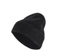 adidas Unisex Adulto Washed Beanie Hat, Black/Carbon, S-M