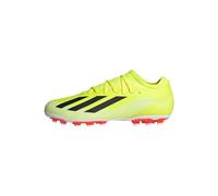 adidas Unisex Adulto X Crazyfast League Artificial Grass Boots, Solar Yellow/Core Black/Cloud White, 40 2/3 EU