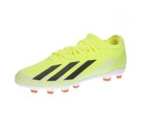 adidas Unisex Adulto X Crazyfast League Multi-Ground Boots, Solar Yellow/Core Black/Cloud White, 44 2/3 EU