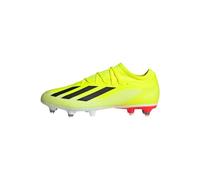 adidas Unisex Adulto X Crazyfast League Soft Ground Boots, Solar Yellow/Core Black/Cloud White, 46 EU
