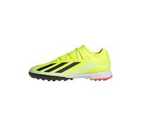 adidas X Crazyfast League Turf Boots, Botas de fútbol Unisex Adulto, Solar Yellow/Core Black/Cloud White, 43 1/3 EU