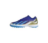 adidas Unisex adulto X Crazyfast Messi League Turf Boots, Lucid Blue / Blue Burst / Cloud White, 41 1/3 EU