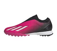 adidas Unisex Adulto X Speedportal.3 Laceless Turf Boots, Shock Pink/Zero Metalic/Core Black, 42 EU