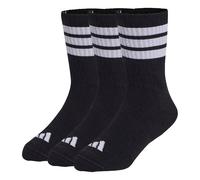 adidas Unisex - Bambini e ragazzi 3STRIPES CUSHIONED SPORTSWEAR CREW SOCKS 3 PAIR PACK, black/white/white, 5-6 Years
