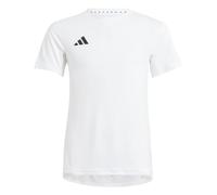 adidas Unisex - Bambini e Ragazzi Adizero Team tee Kids, White/Black, 11-12 Years
