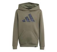 adidas Unisex - Bambini e Ragazzi Camo Graphic Hoodie Junior, Olive strata, 7-8 Years