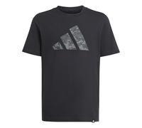 adidas Unisex - Bambini e Ragazzi Camo Graphic T-Shirt Junior, Black/Camo, 11-12 Years