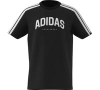 adidas Unisex - Bambini e Ragazzi Codes Collegiate Graphic T-Shirt, Black, 7-8 Years