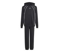 adidas Unisex - Bambini e ragazzi COLOR BLOCK TRACKSUIT, black/grey six/white, 5-6 Years