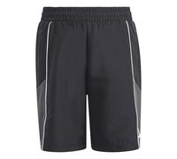 adidas Unisex - Bambini e Ragazzi Color Block Woven Shorts, Black/Grey Six/White, 5-6 Years