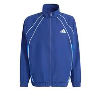 adidas Unisex - Bambini e ragazzi COLOR BLOCK WOVEN TRACKSUIT, dark blue/team royal blue/glow blue, 7-8 Years