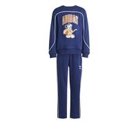 adidas Unisex - Bambini e ragazzi DISNEY MICKEY MOUSE JOGGER, dark blue/Pure Orange/off white, 7-8 Years
