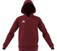 adidas Unisex - Bambini e Ragazzi Entrada26 Full Zip Hoodie Kids, Team Power Red 2/White, 7-8 Years