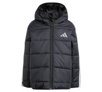 adidas Unisex - Bambini e ragazzi ESSENTIALS 3 STRIPES PADDED JACKET, black/white/white, 5-6 Years