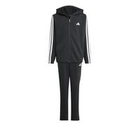adidas Unisex - Bambini e ragazzi ESSENTIALS 3 STRIPES TRACKSUIT, black/white, 13-14 Years