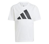Adidas Unisex - Bambini e Ragazzi Essentials Big Logo T-Shirt, White/Black, 7-8 Years